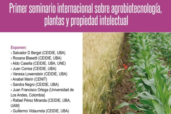 Plantas, propiedad intelectual y desarrollo: seminario internacional