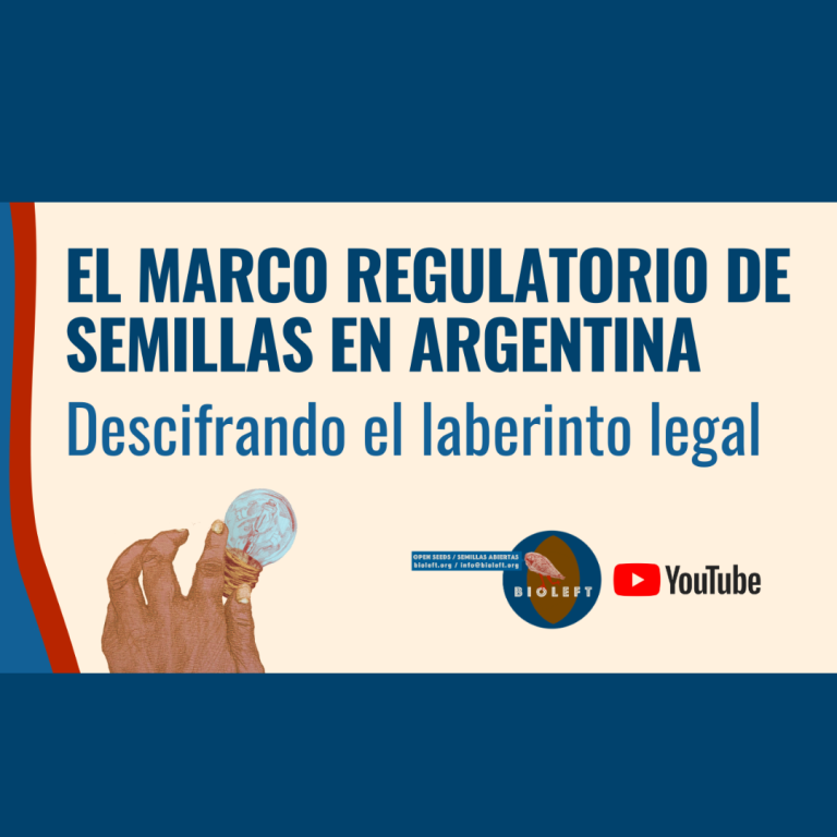 Ya está disponible el ciclo de formación sobre el marco regulatorio de las semillas